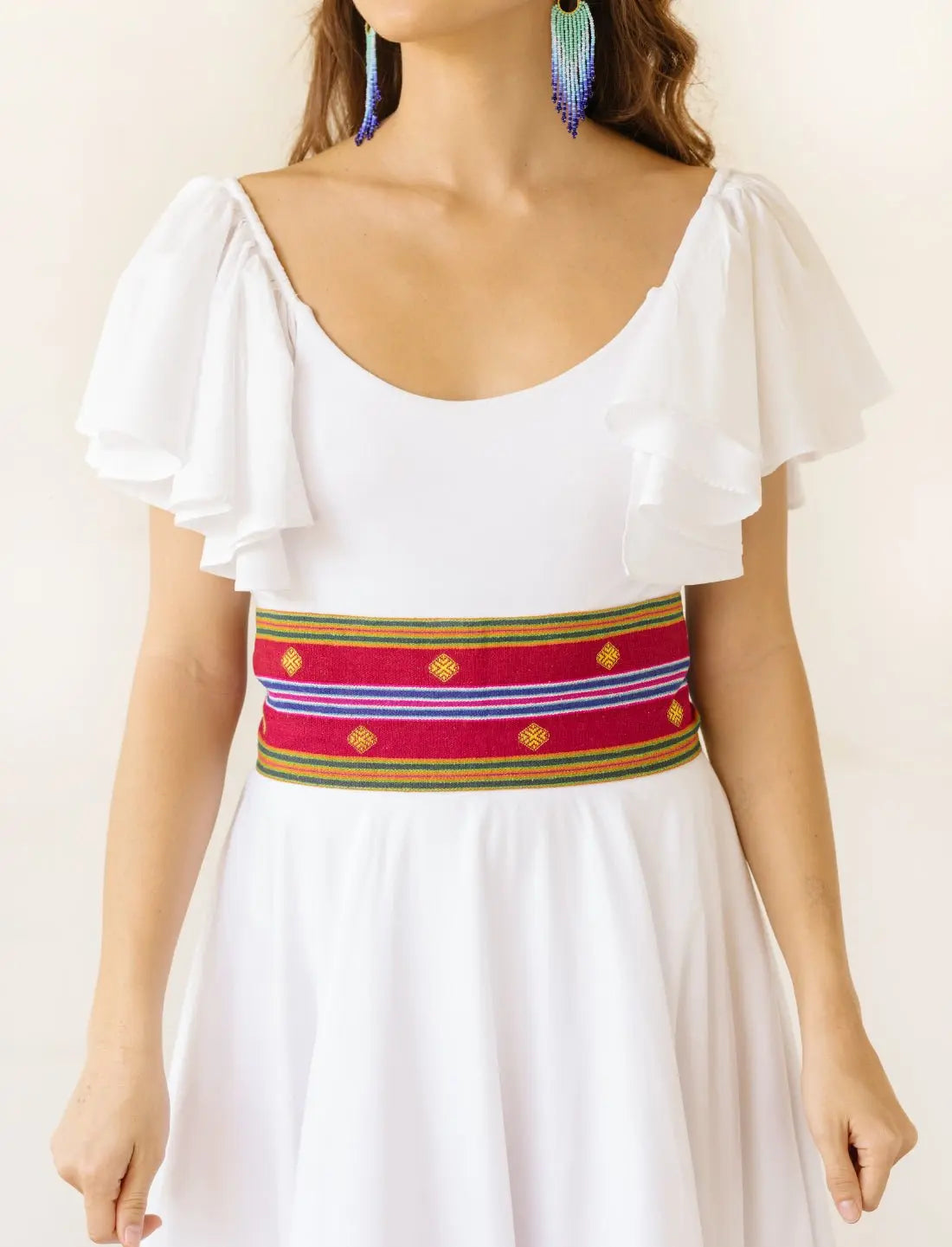 Temple Starlight Embroidered Belt - Earth Wisdom Collection
