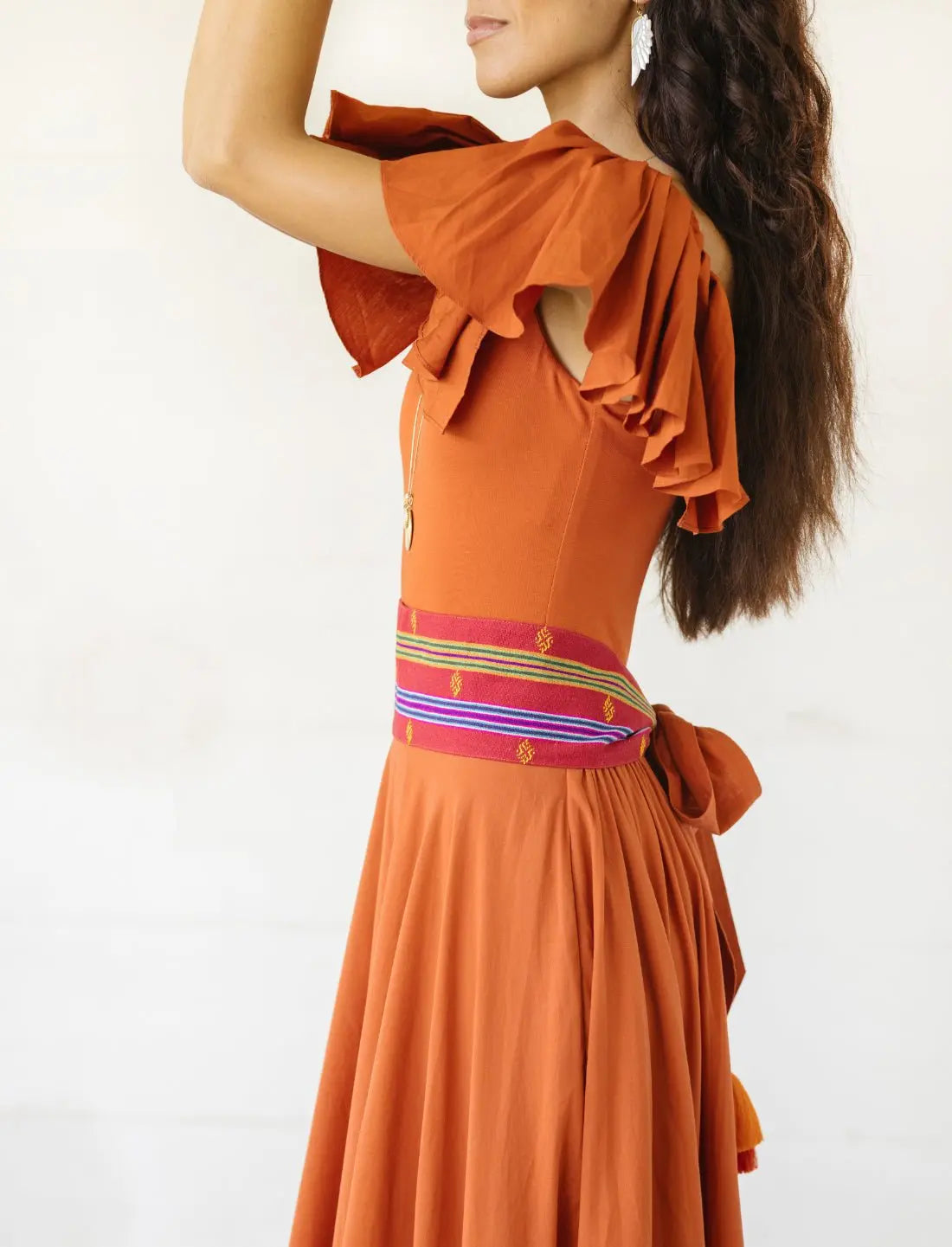 Temple Starlight Embroidered Belt - Earth Wisdom Collection